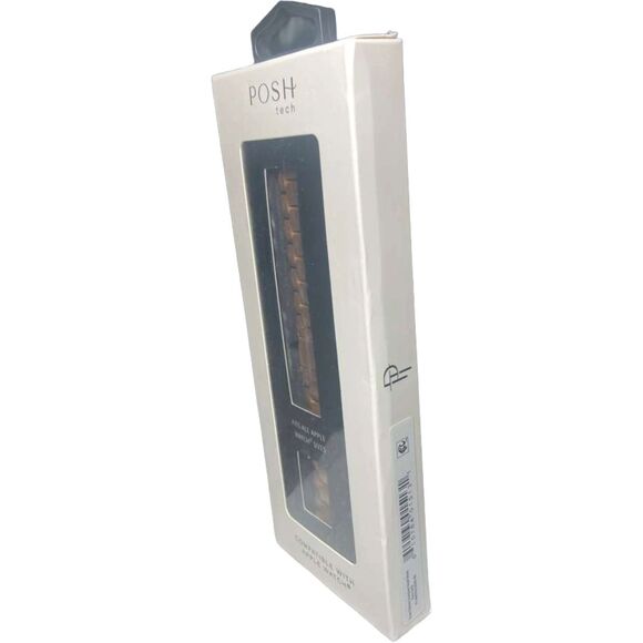 Posh Tech Sloan Skinny Rose Gold Stainless Steel Band for Apple Watch 38/40/41mm - Picture 4 of 8